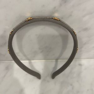 Salvatore Ferragamo Gray Headband
